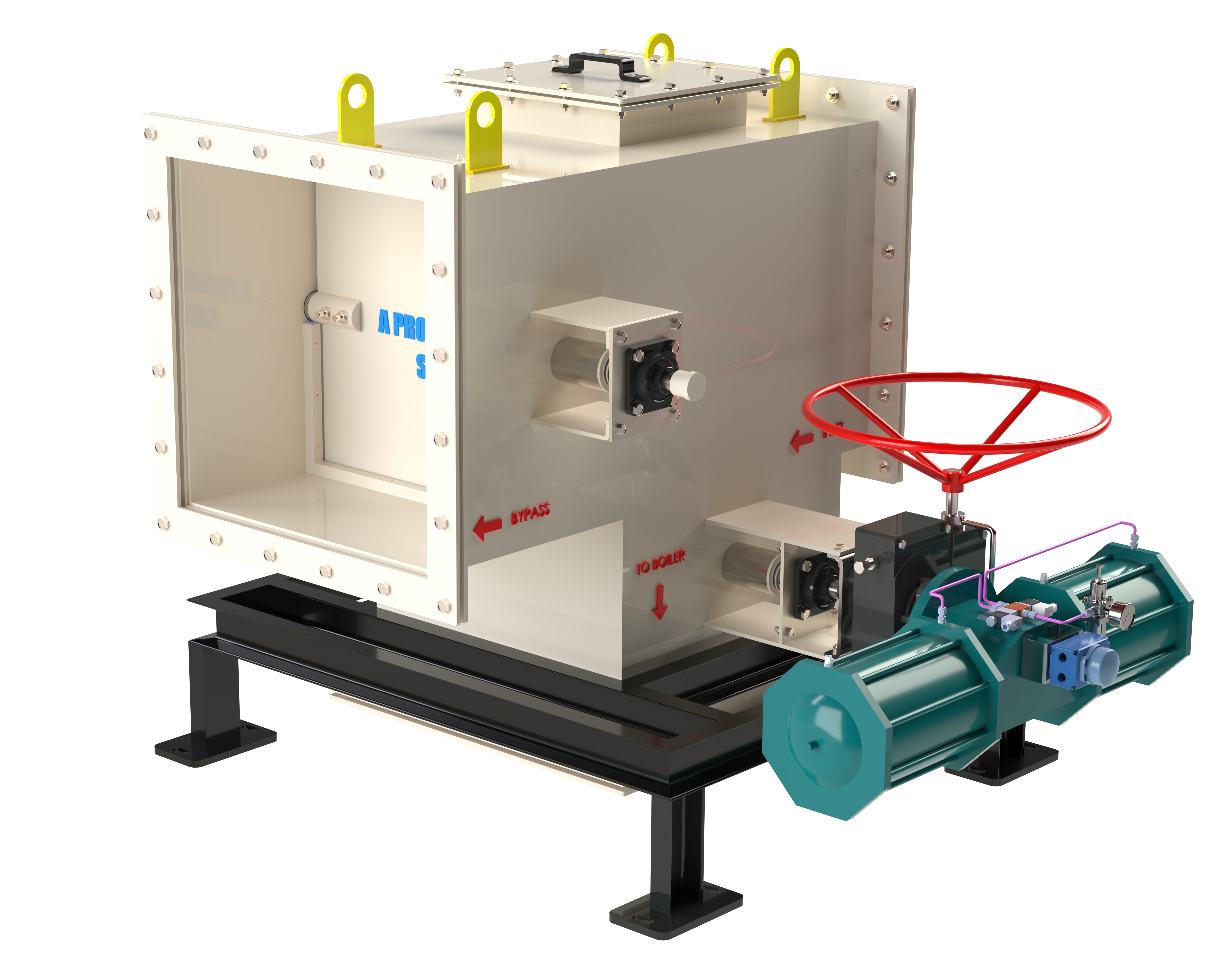 Pneumatic Diverter Damper
