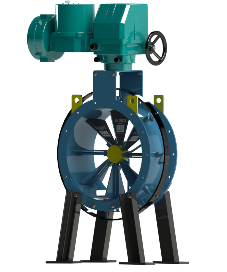 Variable Inlet Vane (VIV) Damper